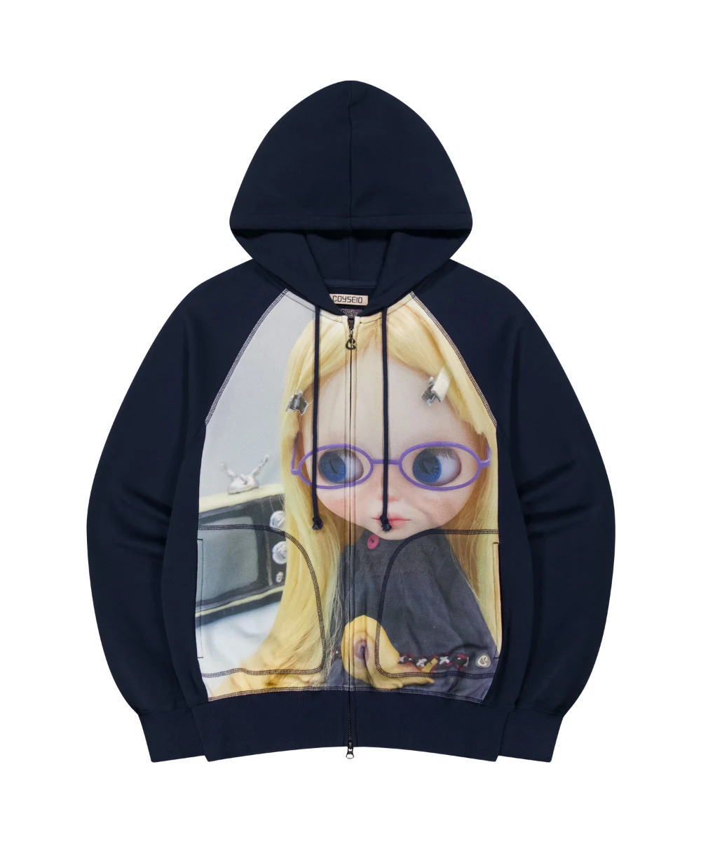 

Gothic Big Eye Doll Digital Print Hoodies Womens Sweatshirt Casual Pullover Oversized Pullover Y2k Clothes 2000s Kawaii Clothes