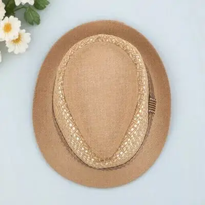 

Breathable Straw Hat Lightweight Sun Hat for Women Men Beach Bucket Hats Short Brim Travel Summer Outings Fishing Carnival