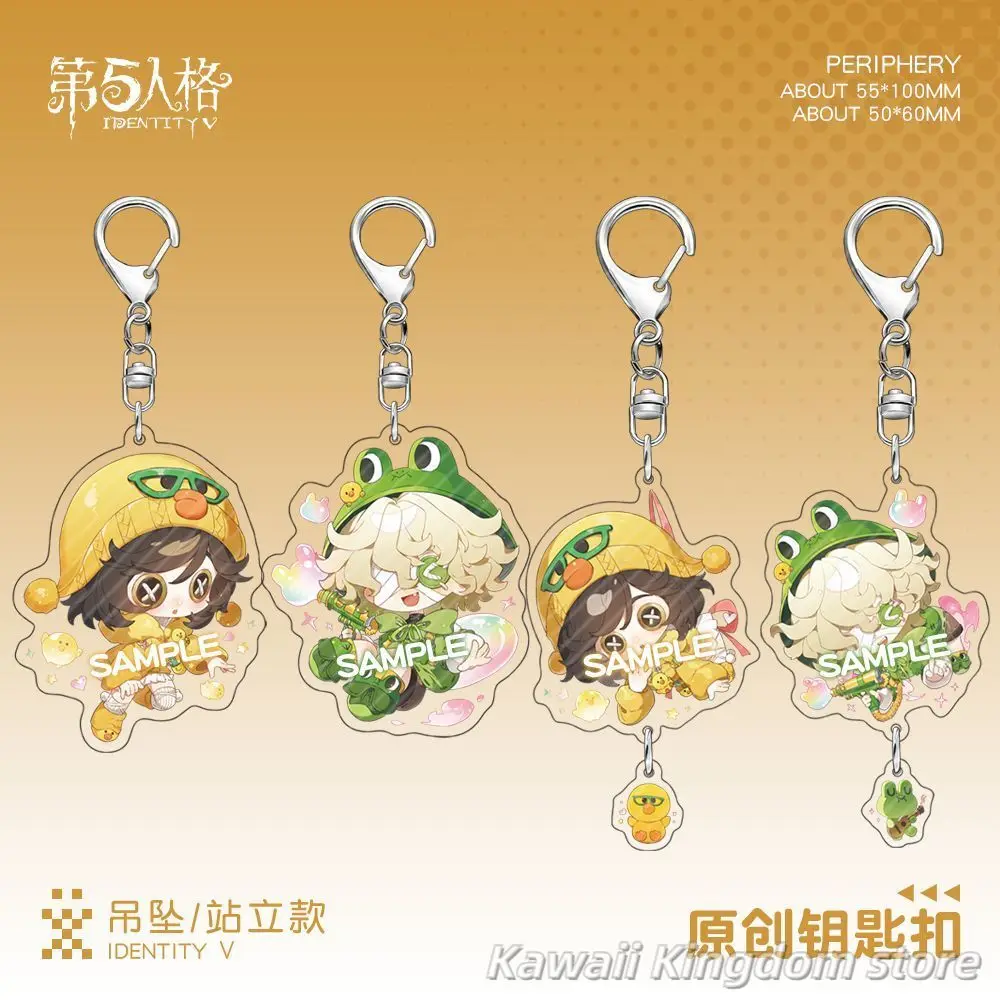 

Identity Ⅴ Tracy Reznik Fire Investigator Florian Brand Anime Cosplay Acrylic Schoolbag Key Chain Pendant Keychains Toy Backpack
