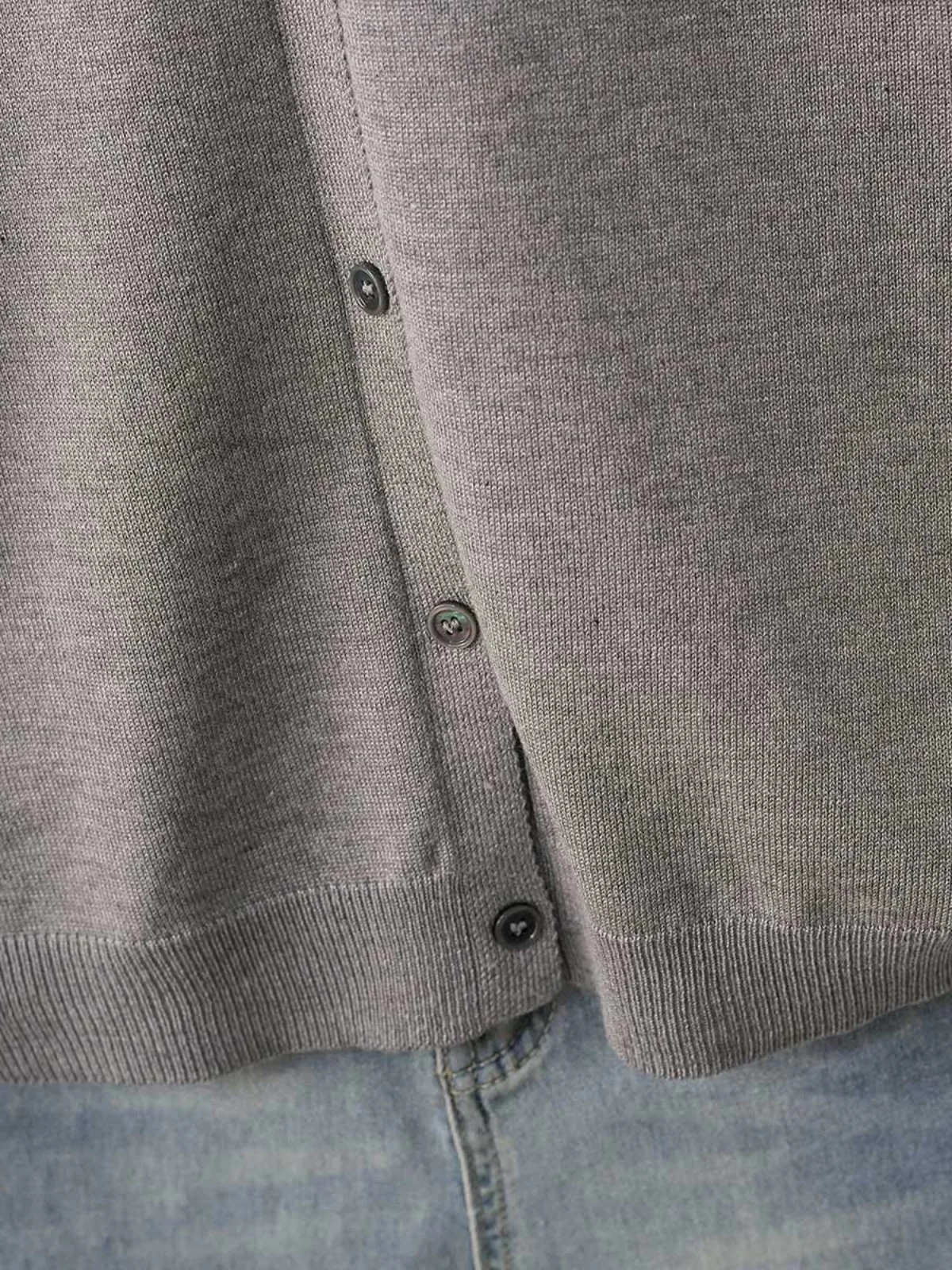 Cardigan ouvert tricoté fin pour femme, ample, T-irt ort Sve, haut en soie fraîche, grande taille, Faion coréen, été