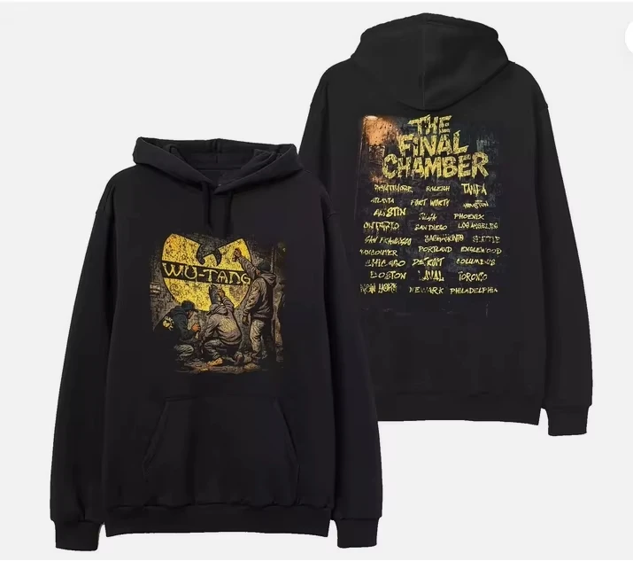 Wu- Tang Clan sweatshirt Sports Graphic Oversized Unisex hoodies Fashion Hip Hop Street Trendy Fleece warm Casual high quality