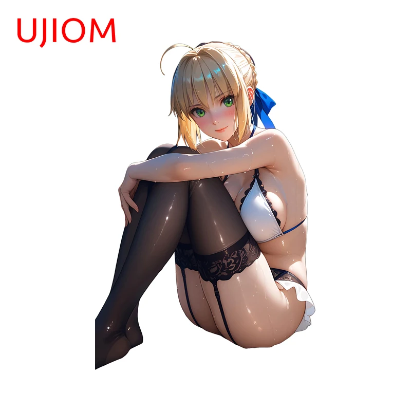 UJIOM Fascinating Altoria Pendragon Wall Sticker Alluring Sitting Posture Wallpaper Fashiona Room Decal Edgy Light Switch Decor