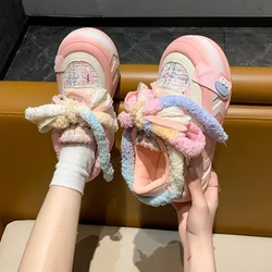 Women's Vulcanized Shoes New Kawaii Lightweight Fashionable Versatile Casual Shoes for Women Platform Concise Women's Sneakers
