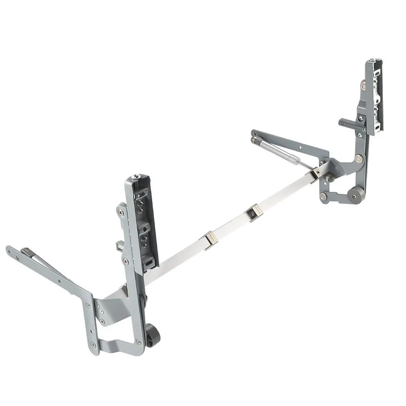 Silent DIY Soft Closing Vertical Lifting Support Rod Lift-up Gas Spring Hardware Kit 25N 5kg Load Capacity Space-Saving