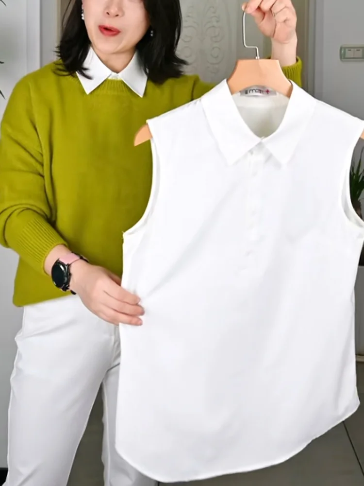 

Collar Color Casual Loose Svel Top Women's Slimming irt Versatile Outerwear Ele Sle Silk Material