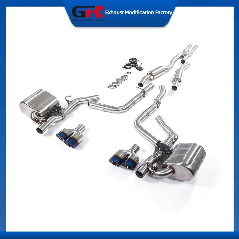 GFC Catback Valvetronic Muffler for Dodge Challenger 3.6L 5.7L 2015-2024 High-Performance 304 Stainless Steel Valve Exhaust Pipe