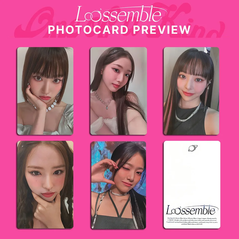 5/15Pcs/Set Kpop Loossemble One of a Kind Album Photocards ViVi