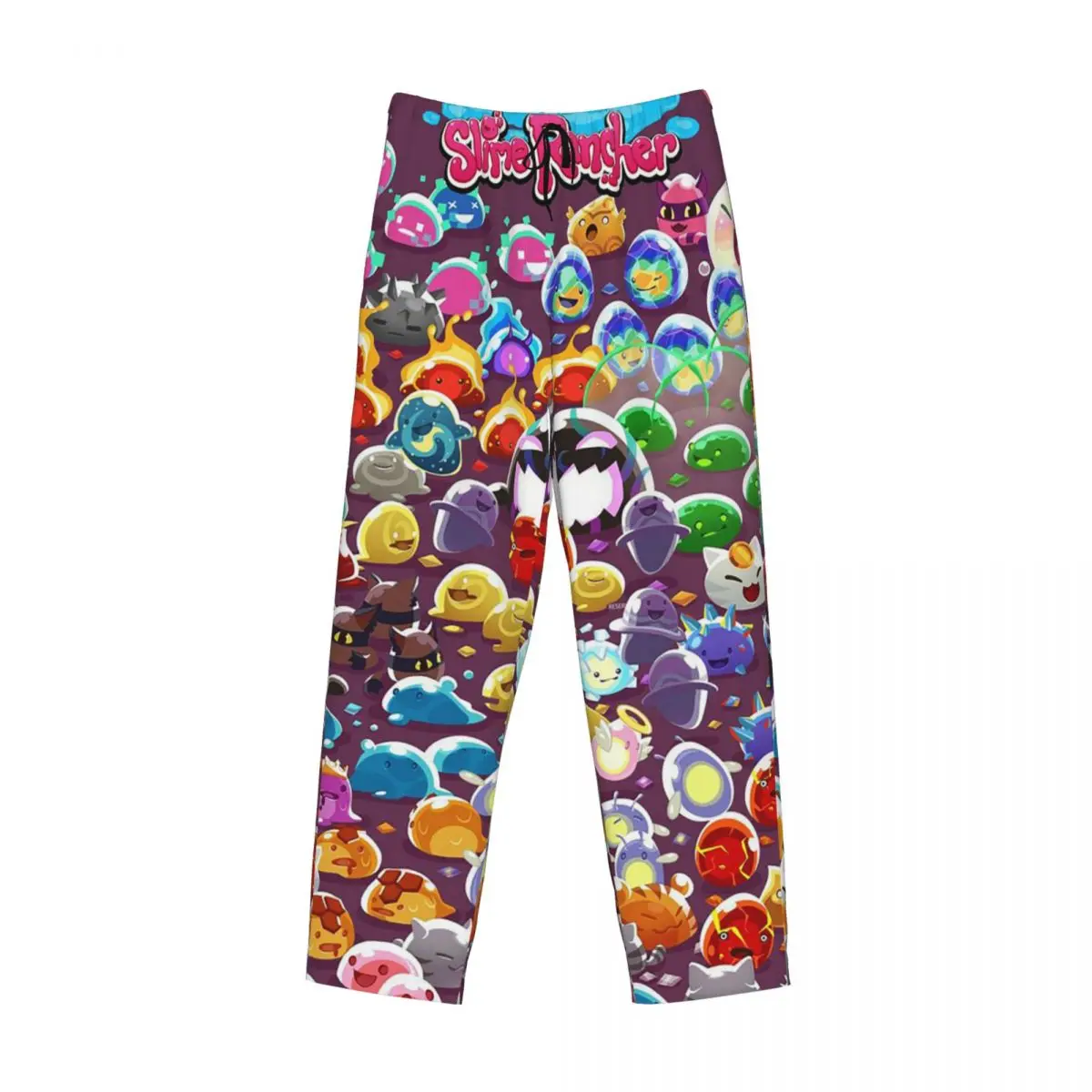 

Custom Slime Rancher Cartoon Game Anime Cute Pajama Pants Men Sleepwear Sleep Lounge Bottoms with Pockets