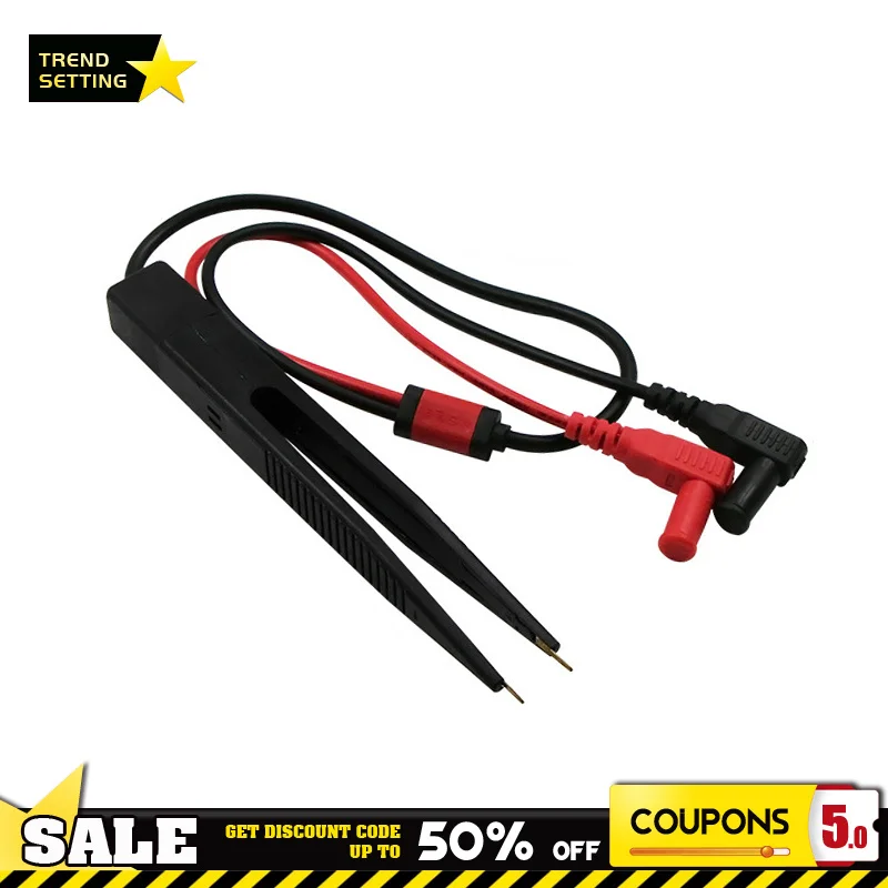 Stylo de Test à Clip SMD, sonde multimètre, pince à épiler, pour la mesure de la résistance d\'inductance, outil électrique à usages multiples