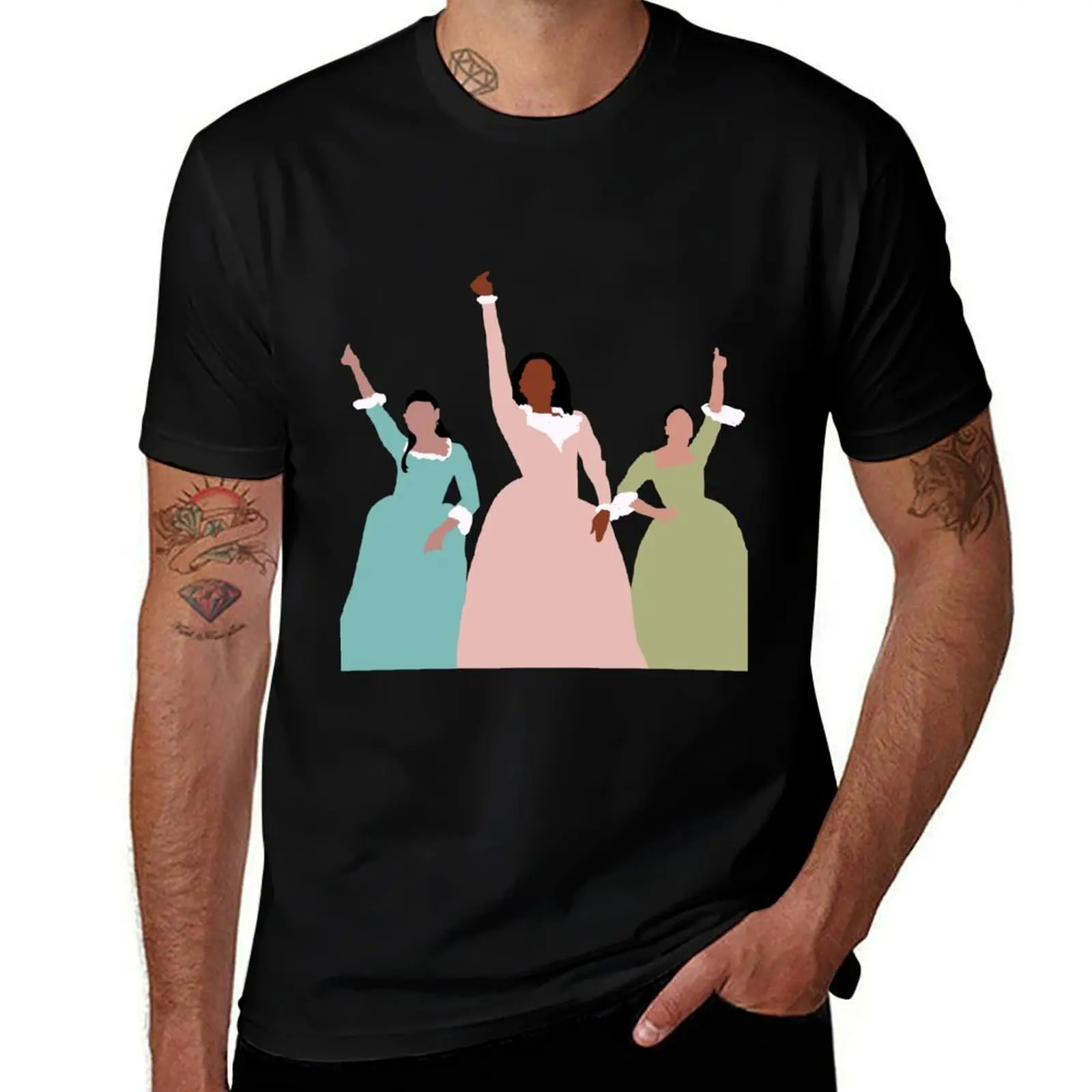 

Schuyler Sisters T-Shirt man t shirts for men casual T-Shirt