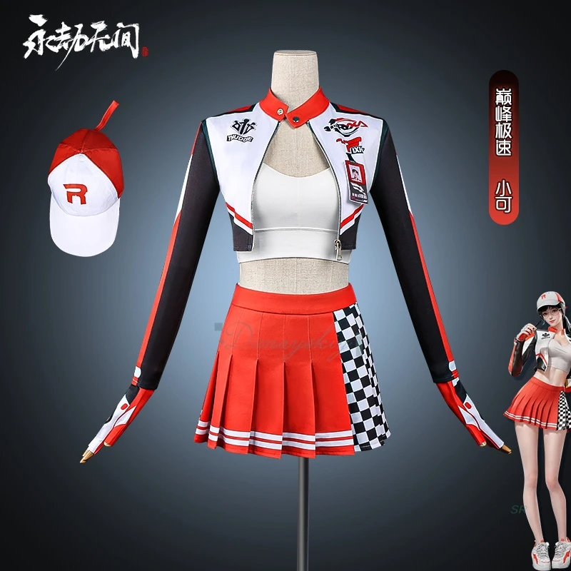 

Naraka: Bladepoint Kurimi Cosplay disfraz Biker Jacket Hat Gloves Christmas Halloween Role Play Sexy Uniform Women Carnival