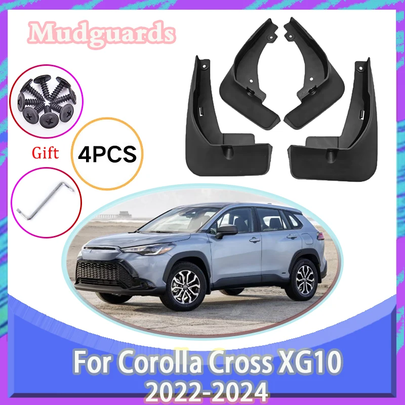 

Auto Mudflaps For Toyota Corolla Cross Frontlander XG10 2022 2023 2024 Front Rear Fenders Wheel Splash Guards Car Accessories