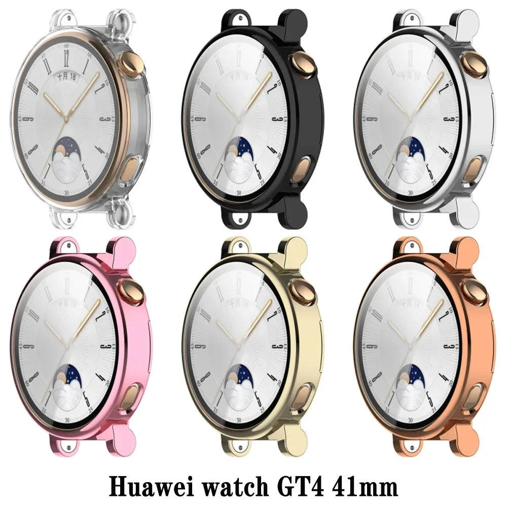 TPU Watch Shell For Huawei Watch GT4 46mm 41mm Durable Screen Protector Case High Quality Watch Cover For Huawei GT 4 46 41 mm