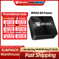 BMAX B9 Power MIni PC Intel 12th Gen Core i9-12900H Intel Iris Xe Graphics 32GB DDR4 1TB High-speed SSD Windows 11 WIFI 6