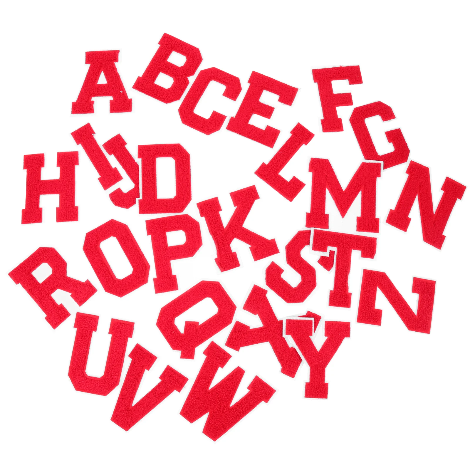 

26Pcs Letter Embroidered Patches Delicate Iron on Patches for DIY Clothing Hat Shoe Decor Multi-Function Adhesive Patch Supplies