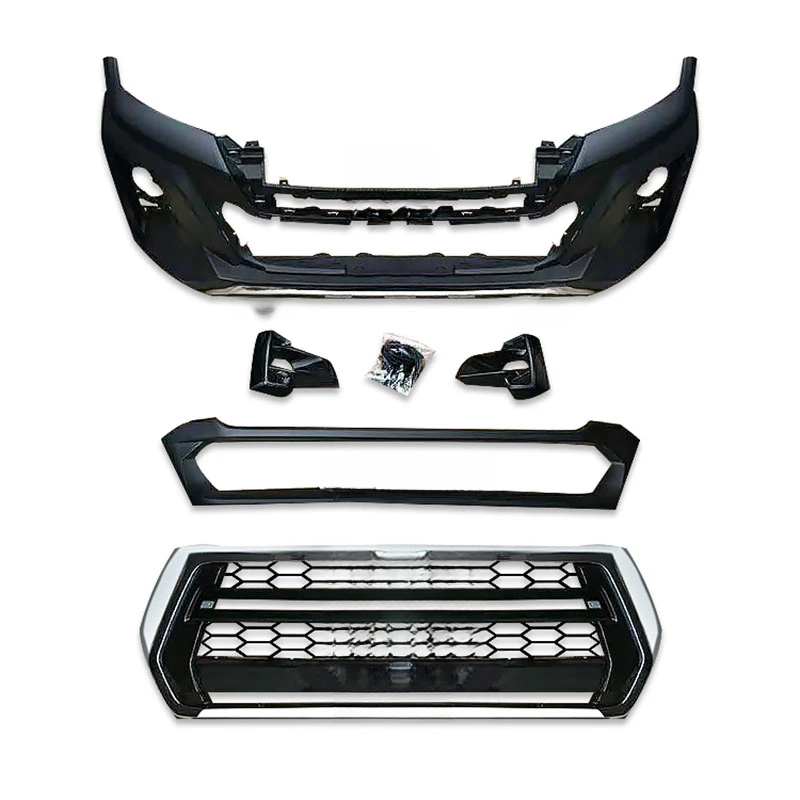 High Quality 4X4 Pickup Front Bumper Body Kit 2019 Upgrade To Rocco Style Exterior Facelift Mod Accessories