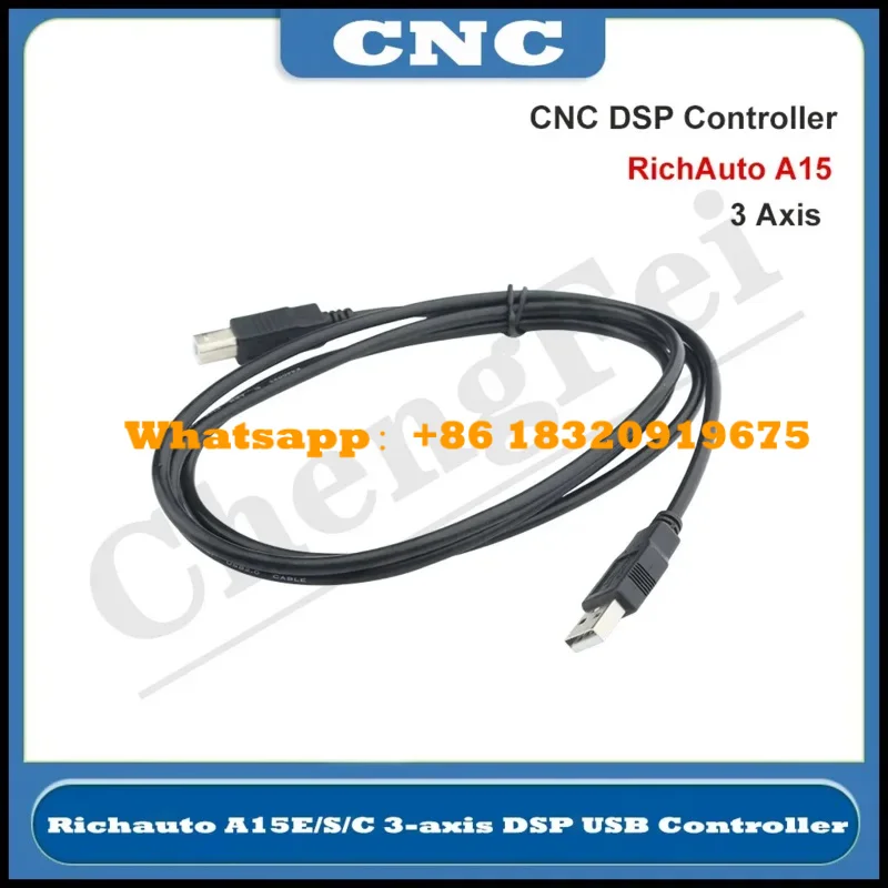 Richauto A15 Multi-Axis 3-Axis CNC DSP Controller Offline USB Motion Control System Manual For CNC Router Cylinder Cyclmotion