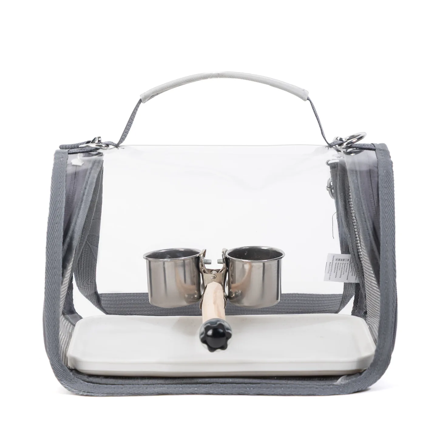Parrot Out Portable Bird Bag Foldable Transparent Messenger Bird Backpack Tiger Skin Xuanfeng Pet Outer Bag Bird Cage