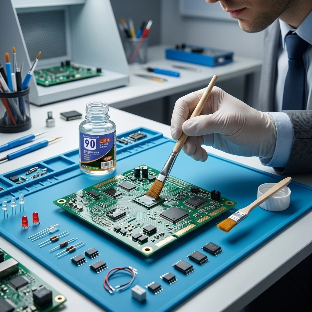 Insulating Coating Waterproof Conformal Coating for PCB Circuit Boards Transparent Fast Drying Glue for LED Electronics