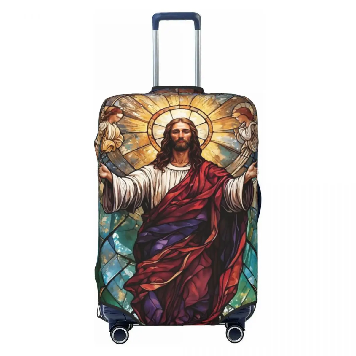 

Изготовленный на заказ чехол для багажа Lord Jesus Christ, моющиеся чехлы для дорожных чемоданов