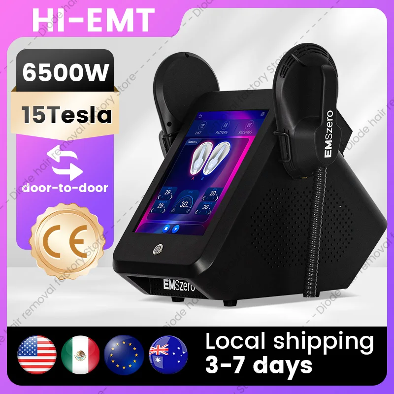 

6500W 15T 200HZ RF EMS Body Sculpt Machine EMSzero NEO Fat Burning Muscle Toning Device for Pelvic Abdomen Thighs