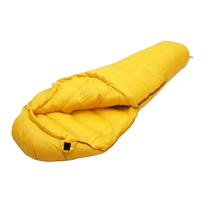 

Goose Down Mummy Sleeping Bag Poly Bag High Quality Outdoor for Cold Weather Winter Camping Hiking Waterproof 4 Season Sleeping