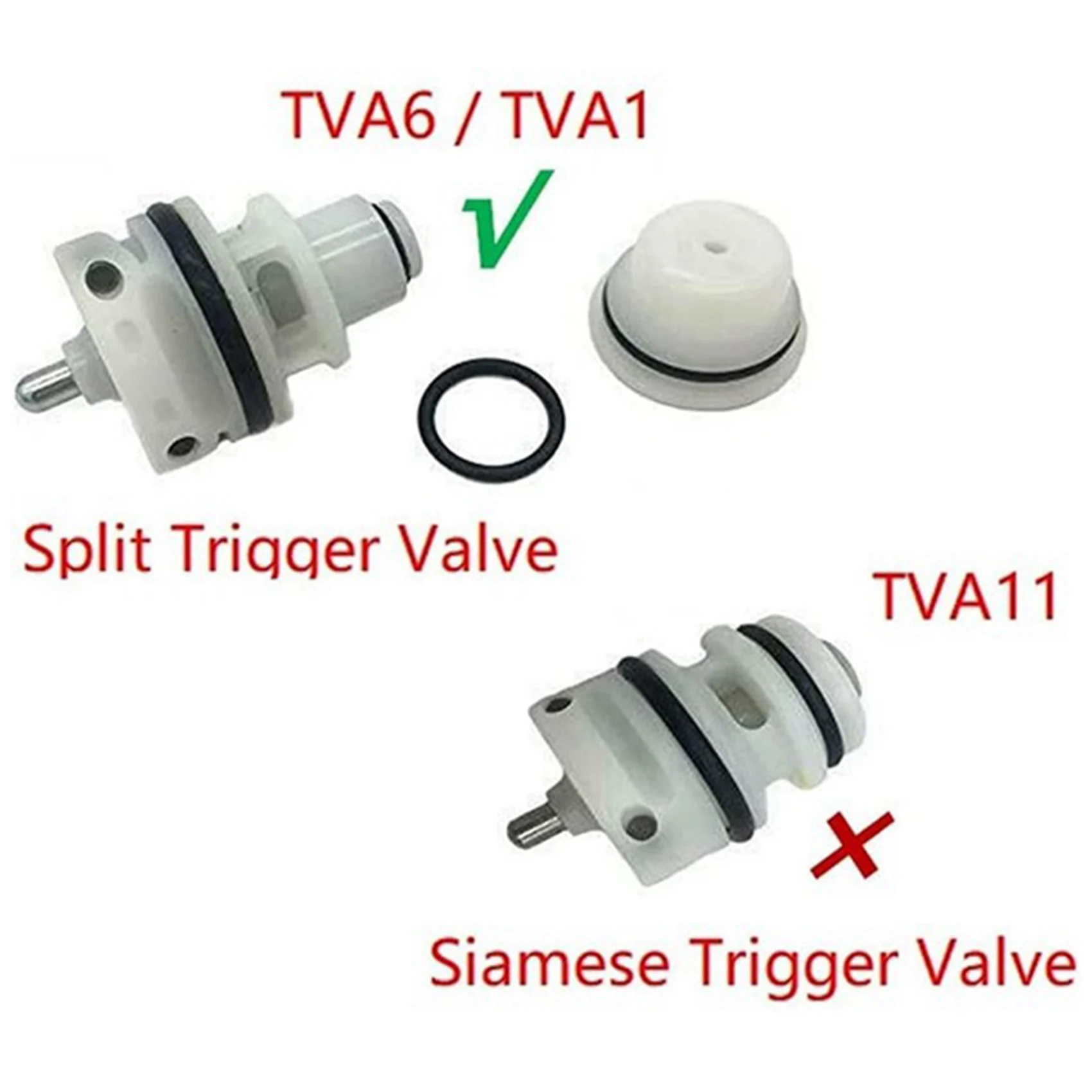 ชุดสร้างโอริงใหม่และทริกเกอร์วาล์ว TVA6/TVA1เหมาะสำหรับชิ้นส่วนโครง F33PT F21PL F28WW Bosch