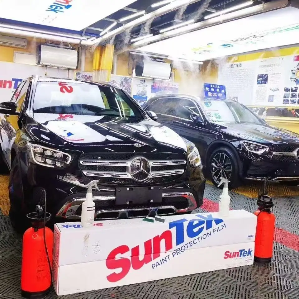 Suntek car Suntek invisible car cover XPTPU paint protection film anti scratch and anti scratch tape self repair Beijing physica