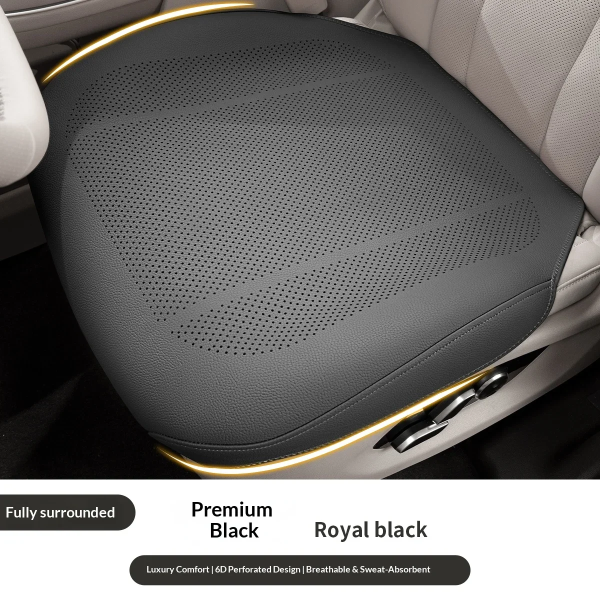 YAOLANG Nappa All Inclusive Front Seat Cushions, Car Front and Rear Seat Cushions, Protective Covers, Comfortable and Breathable
