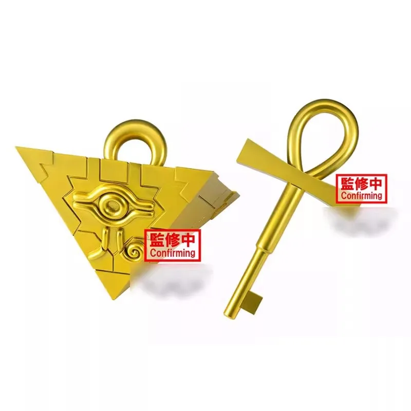 Original Genuine Bandai Anime Duel Monsters Yu-Gi-Oh! Millennium Puzzle Key Model Toys Action Figure Gifts Collectible Ornaments