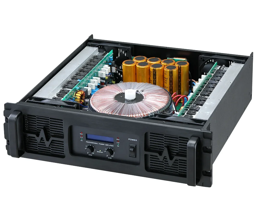 3 U  Class TD  power amplifier 8000 W customize OEM amplifier audio big power professional power amplifier for stage