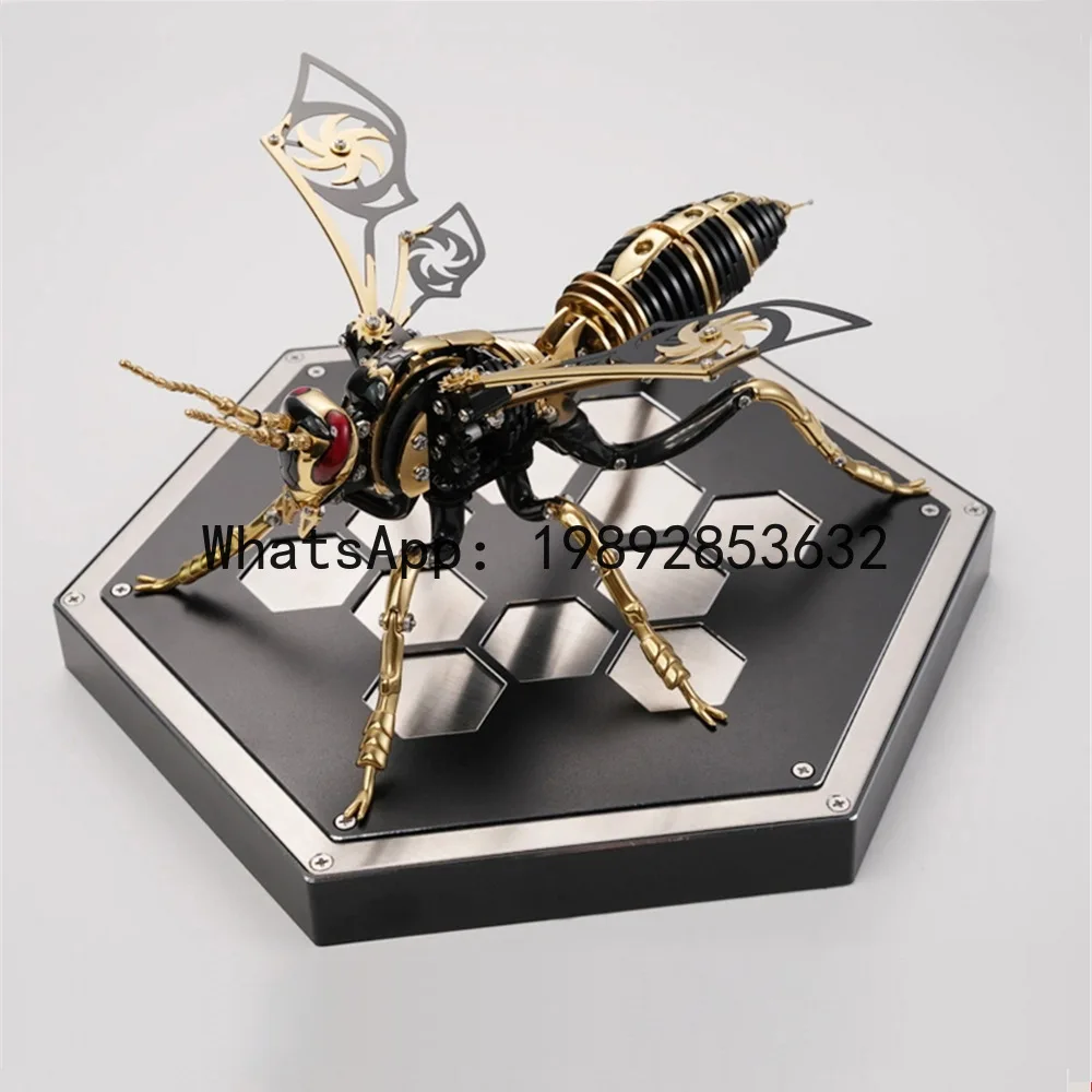 

ZZ mechanical bumblebee phoenix flapping wing aircraft metal assembly model difficult puzzle idea