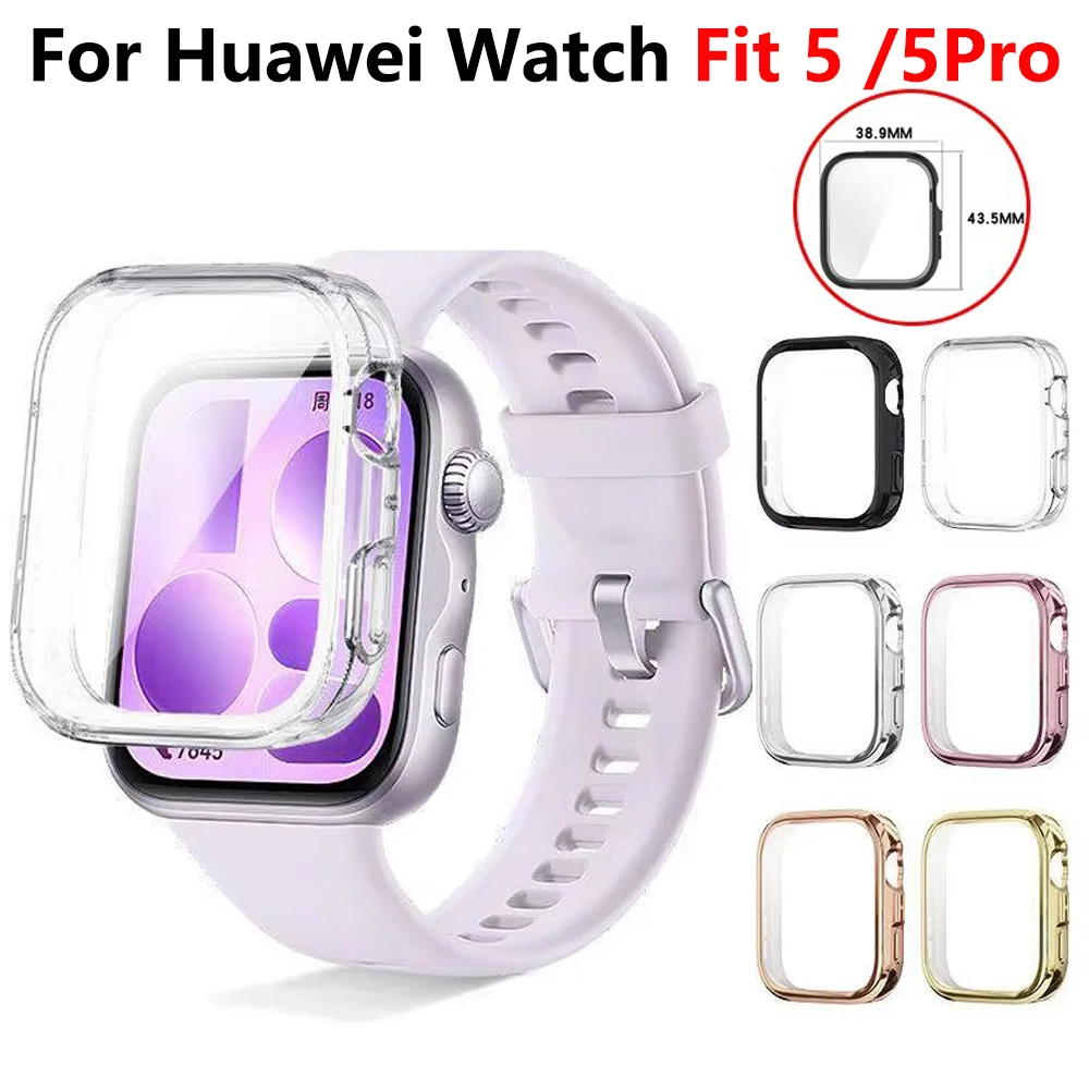 

Full Cover For Huawei Watch Fit 5 4 3 TPU Screen Protector Case Protective Bumper Shell for Huawei Watch Fit 4 5 Pro Accessories