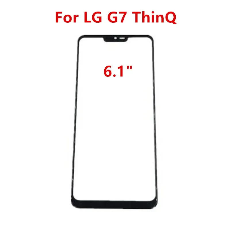 Outer For LG Q6 Q7 G6 G7 G8X G8S V60 Q730 Q92 Front Touch Panel LCD Display Screen Glass Cover Repair Replace Parts