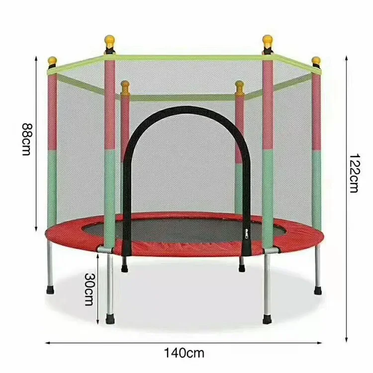 Factory price trampoline with net  cama elástica trampolim saltarinas