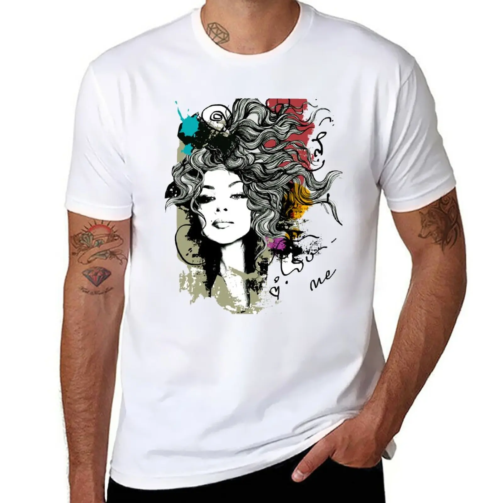 New Empowered Inspired Woman Artsy Wild T-Shirt Anime t-shirt tees cute tops funny t shirts for men