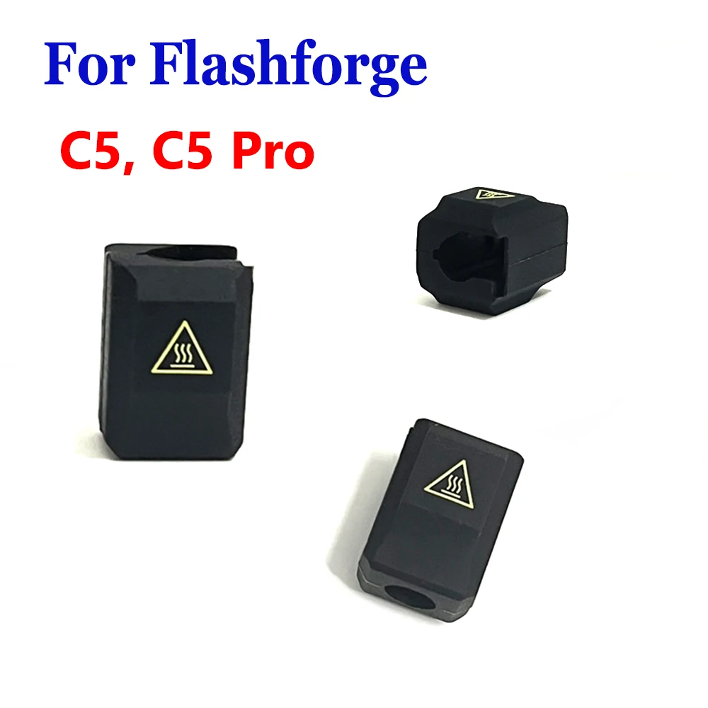 For Flashforge Creator 5, C5 Pro Silicone Sleeve 3D Printer Hotend Protector Cover Case Heat Insulation C5 Silicone Socks Parts