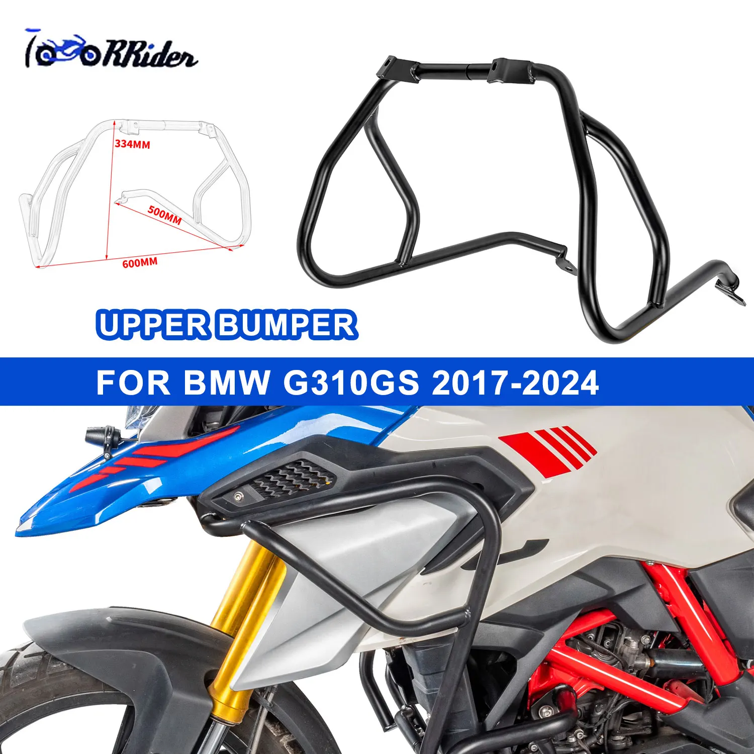 

For BMW G310GS 2017-2024 Upper Frame Bumper Crash Bar Front and Side Fairing Protection G310 GS G 310 GS Motorcycle Accessories