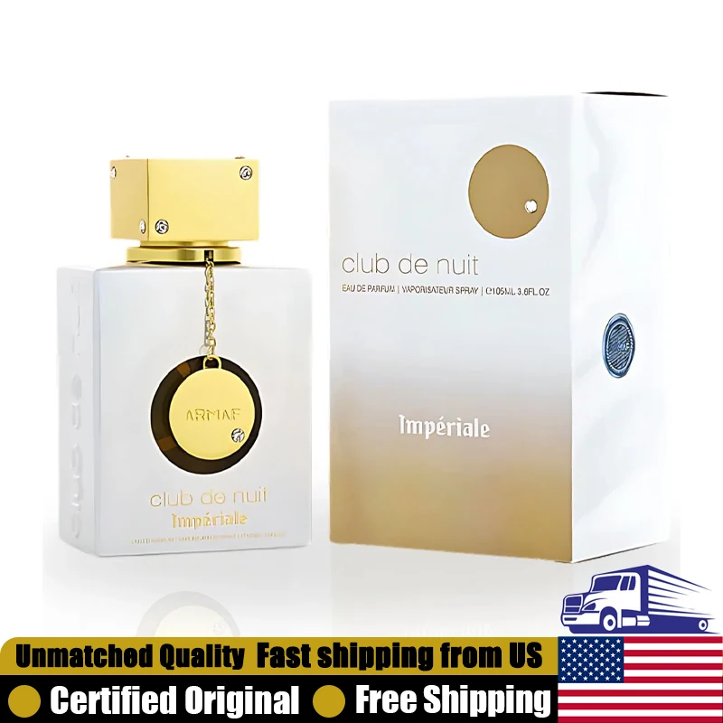 

Armaf Club de Nuit White Imperiale Eau de Parfum 3.6Oz Premium Arabian Perfumes Lasting Luxury Floral Oriental Perfume for Women