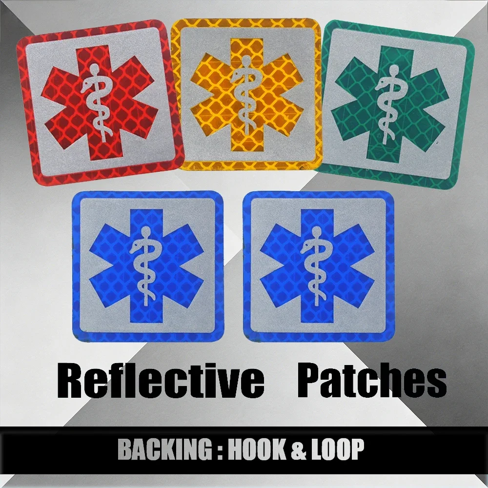 

Международные медицинские светоотражающие нашивки-стикеры для одежды, идентификационные знаки для спасательных служб