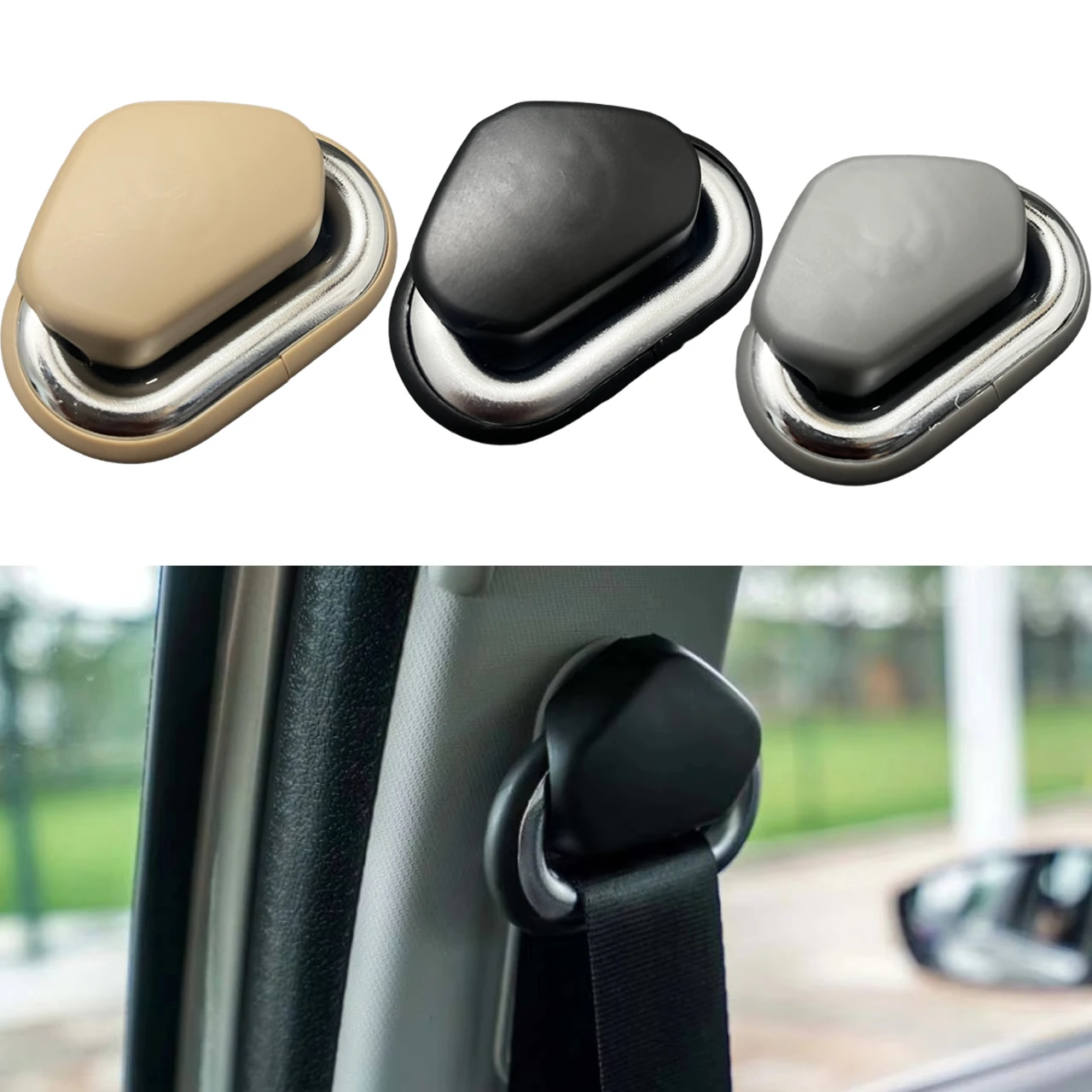 Housse de ceinture de sécurité avec couvercle décoratif noir, pour VW Golf 4 MK4 1J0 857 731