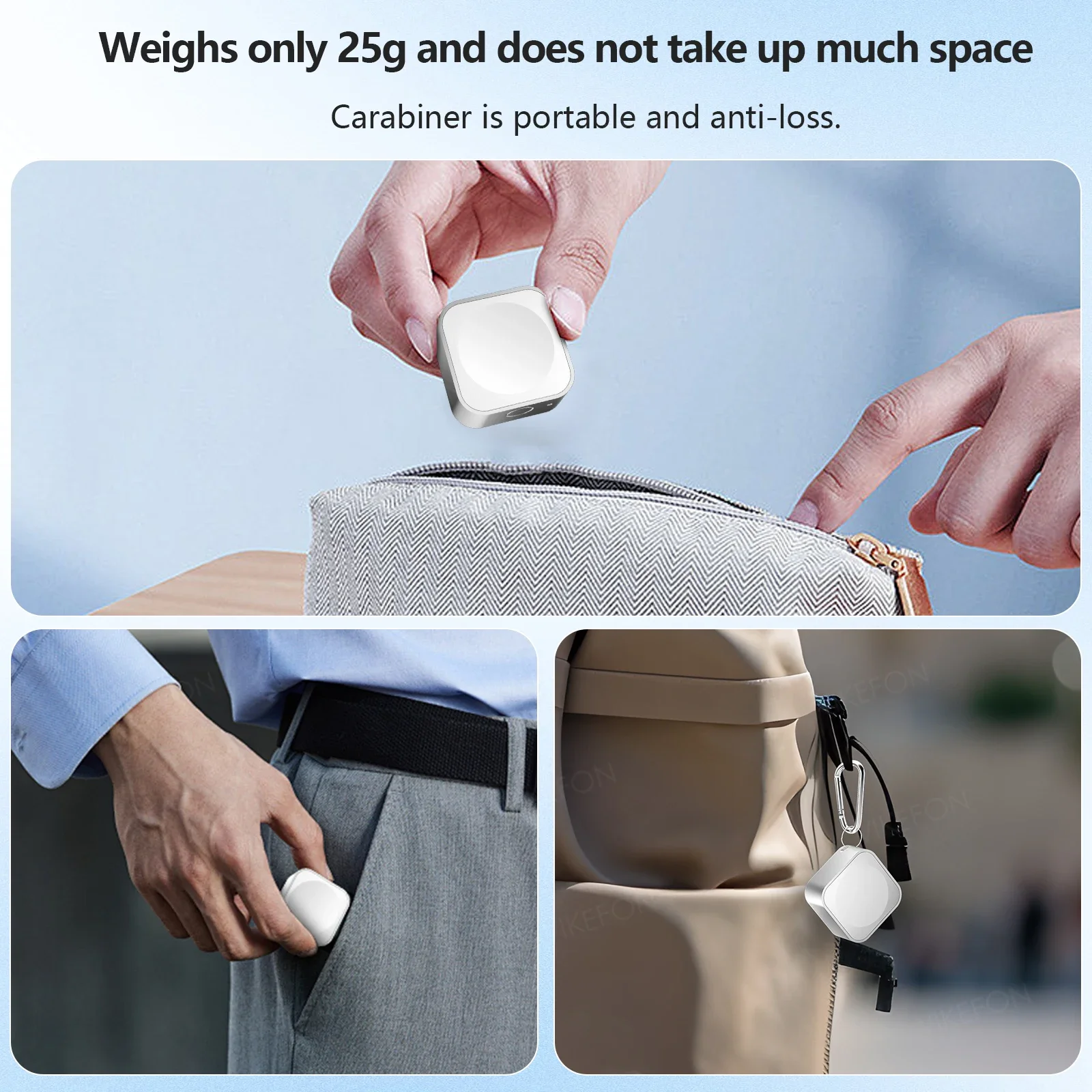 Smart Magnetic Watch Wireless Charger 500mAh Power Bank for Apple Watch Series 11 10 9 8 7 6 5 4 3 Ultra 2 SE Fast Charging Dock