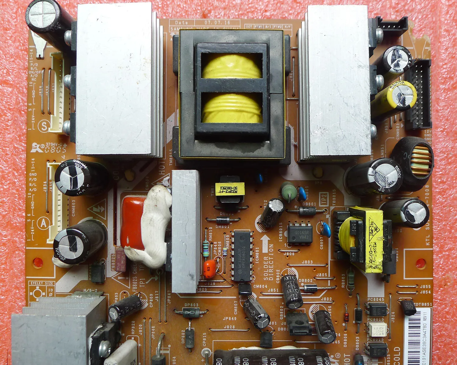 LA32S81B BN44-00191A PSLF201502B/SU10054-7008 test ok circuit board motherboard