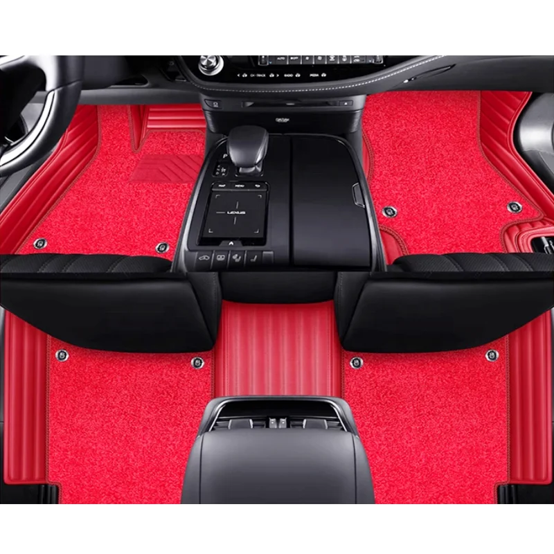 

Изготовленные на заказ звукоизоляционные коврики для автомобиля XPE 7D, роскошные кожаные автомобильные коврики для Porsche Cayenne