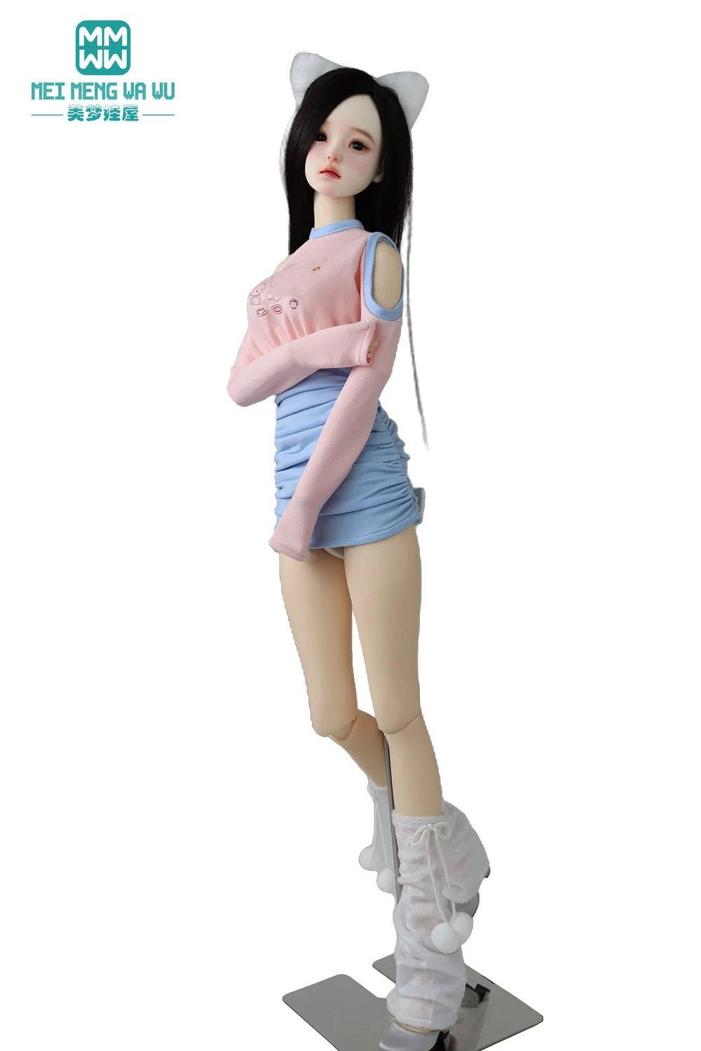 

Подходит для куклы 1/3 1/4 SD DD MSD, модное облегающее платье в стиле пэчворк, подарок для девочки