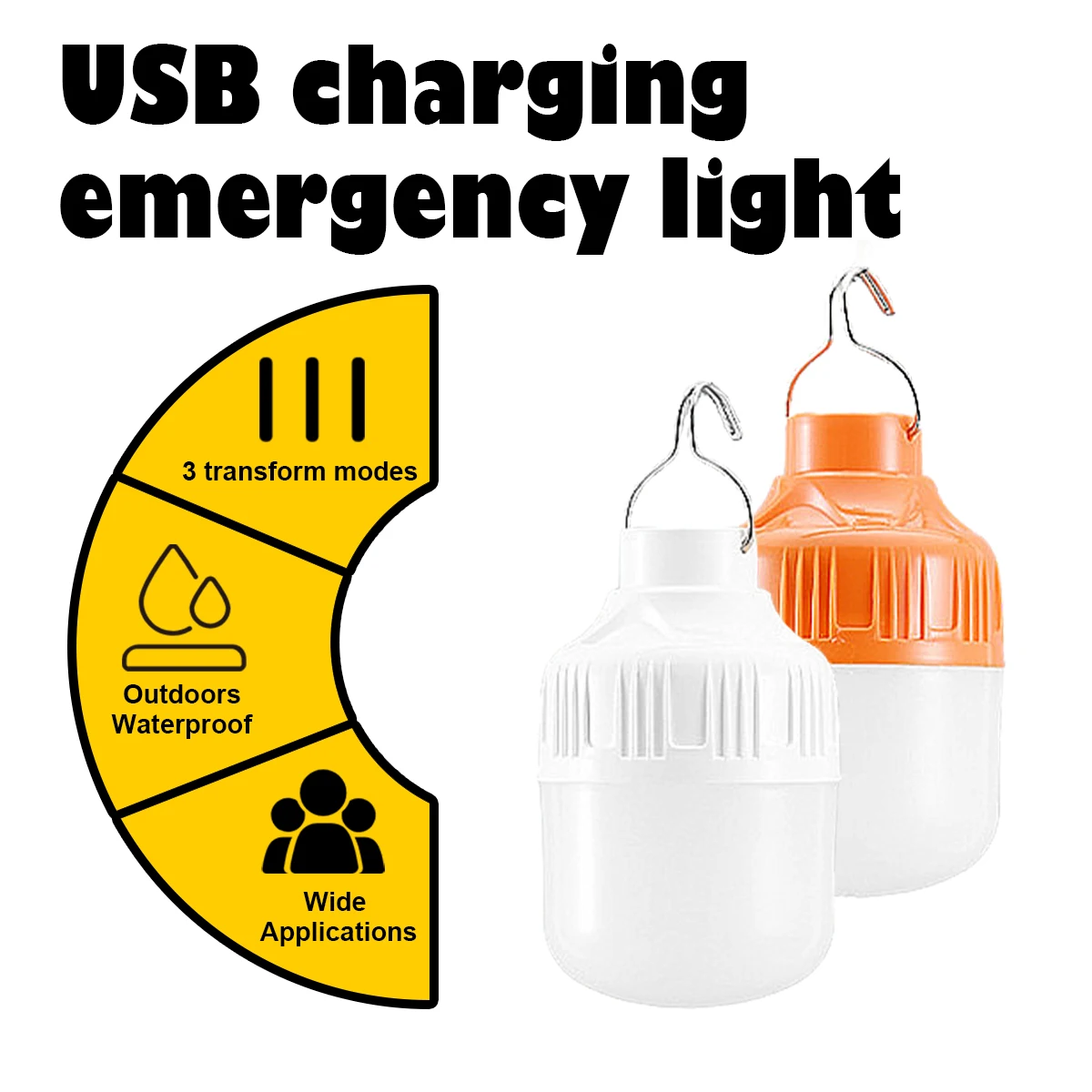 

Rechargeable Led Portable Light Usb 3W Emergency 6000K Tube Outdoor String Light Yard Camping Lamp Bulb Battery Outdoor Lighting