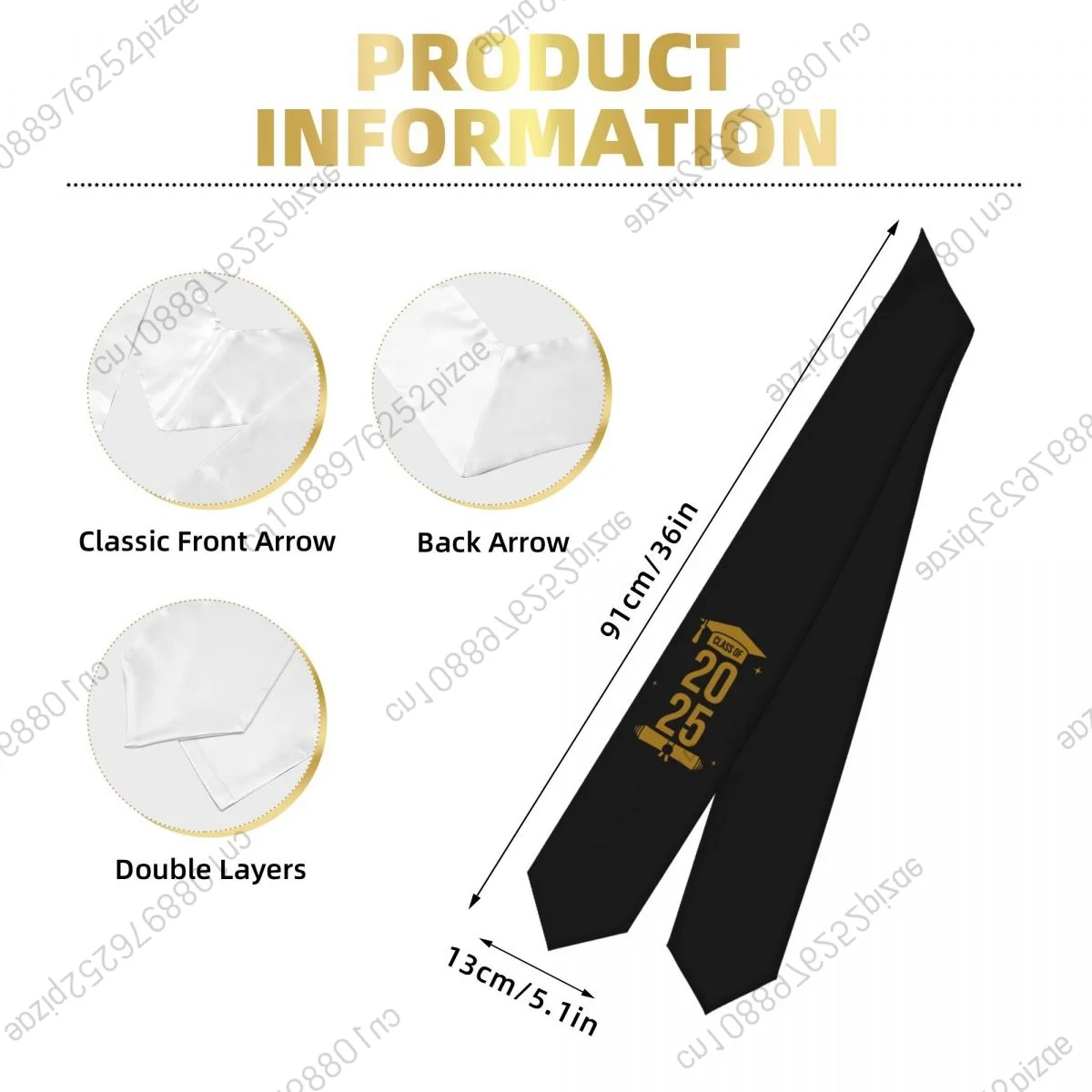 جديد فئة علم الكويت 2025 183*13 سنتيمتر سرق وشاح التخرج للطلاب الدوليين فخور #6