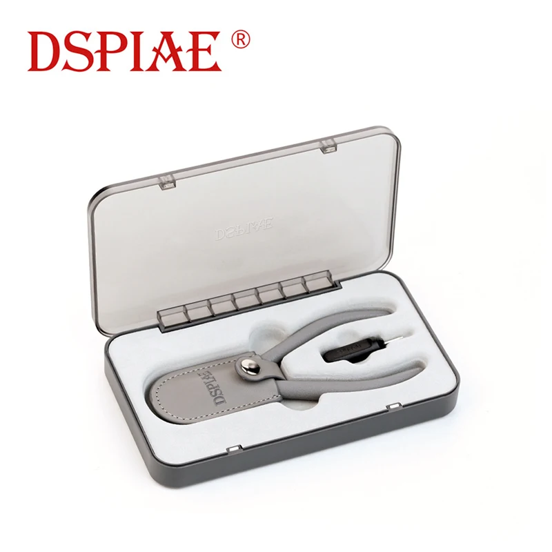 DSPIAE ST-C2 Single Blade Plastic Nipper Ultra Thin Hobby Pliers with Storage Box Model DIY Making Tool Precision Cutting Pliers