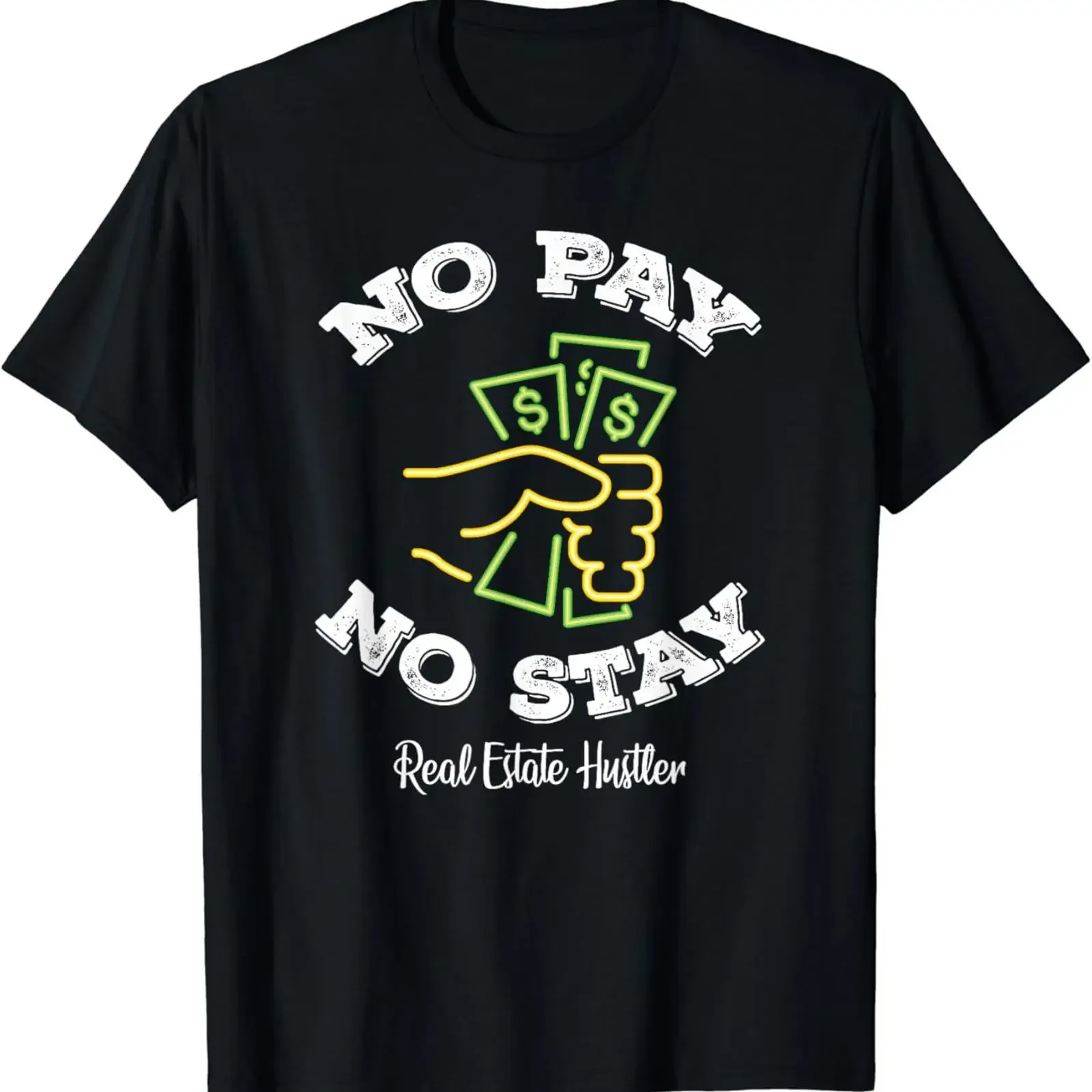 Funny No Pay Stay landlord Me Real Estate Investor T Shirt vintage Washed fashion Breathable designer clothes graphic