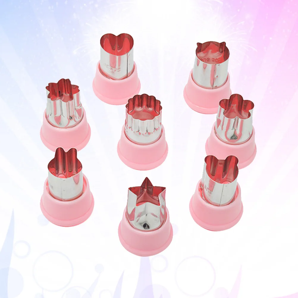 

8 Pcs/Set Cookie Molds Flower Cutter Cookies DIY Vegetable Dicing Machine Fruit Cutting